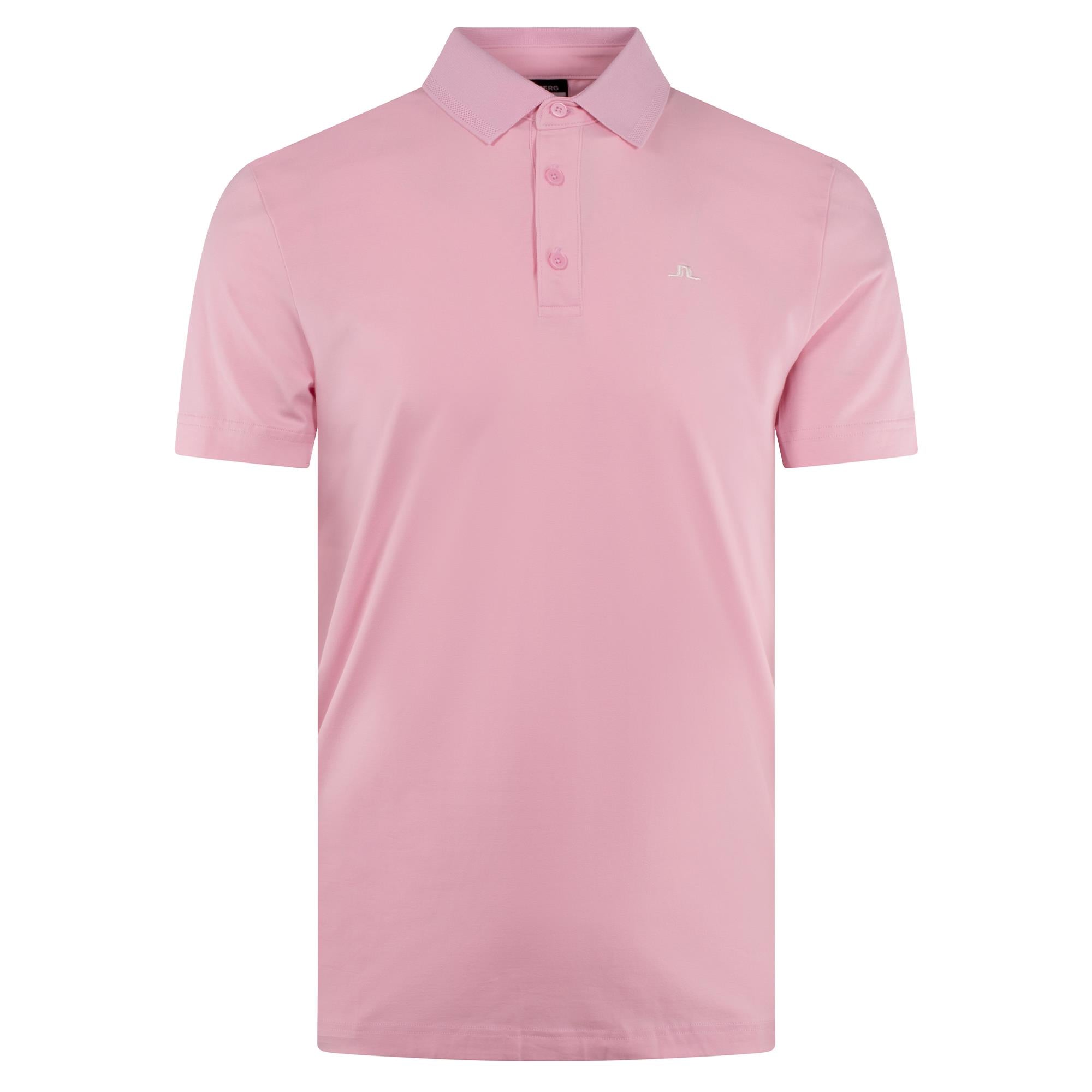 J Lindeberg Bridger Mens Golf Polo Shirt Nosegay